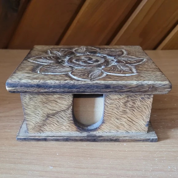 Hand Carved Box - Picture 3 of 7